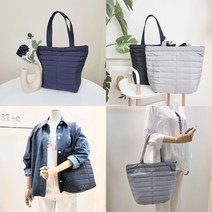 [소하루] 데일리 패션 퀼팅 토트백 누빔숄더백 패브릭가방_SM96E9F8