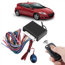 원격 시동 경보기 12V 자동차 경보 시스템 차량 키리스 엔트리 원격 제어 및 잠금 LED 표시기 포함 도요타-, 한개옵션0