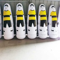 축구 수비인형 175cm 풍선 사람 벽 슈팅연습 장애물, 풍선 인간 벽 (175cm) 흰색