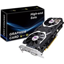 롤 그래픽 카드 KAER RX580 8GB 듀얼 팬 GDDR5 256, XB-RX580-8G