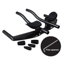 자전거 MTB 싸이클 핸들바 ZNIINO NO LOGO TT 핸들 바 부품 사이클링 풀, 블랙 매트 440mm, 1개