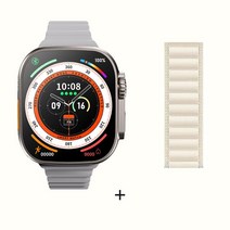 Dateboy ZD8 울트라 맥스 스마트 워치 시리즈 8 49mm 2.08 "망막 스크린 티타늄 바디 BT 전화 NFC ECG, 21 Gold add starlight