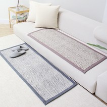 바티칸 주방매트 45x130cm 고급스러운 에스닉 패턴 면자가드 국내제작상품, 브라운(45x130cm)
