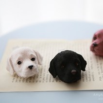 딜라잇모모 화이트_골든리트리버_반려견 강아지 댕댕이 석고방향제 차량용방향제, 1개, 1개