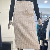 미니멈 NC09 체인주얼리 트위드스커트 MUBAWS3040B