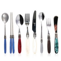 이탈리아 명품 커트러리 세트, 상세설명 참조, 04.디저트양식2인6P 택1/04-20.프랑스(혼합B)