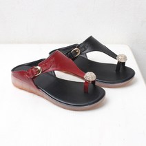 JHIJA 원보석 쪼리 여성 조리 샌들 플립플랍 블링블링 큐빅 반지 쿠션