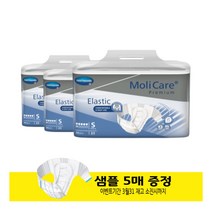 몰리케어 엘라스틱 6D S 3팩 1박스 장애인기저귀 성인용 청소년 기저귀 환자용 산모용 요실금, S(소중형)2356ml