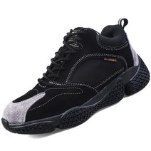 하절기안전화 경량하절기안전화 남자 메쉬 통풍신발남자 초경량 경량통풍 안전신발 안전관리용품 남자 스포츠 안전 신발 남성 작업 부츠 강철 발가락 신발 가벼운 편안함 보호 신발 펑크