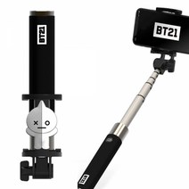 BT21 블루투스 셀카봉 (반)게이밍블루투스이어폰 블루투스스피커 블루투스이어폰 통화용블루투스 무선이어폰 블루투스헤드폰 버즈 블루투스키보드 소울팩토리블, 본상품