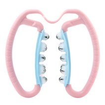 종아리 롤러 림프 마사지 볼 다리알 바디 부종 팔뚝 허벅지 어깨 붓기 스트레칭, 핑크