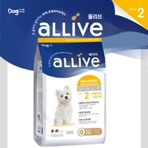 올리브 퍼피 앤 영어덜트 프로바이오틱스 유산균사료, 4kg