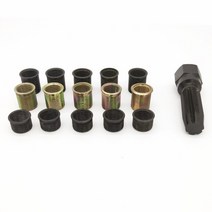 헬리코일 Rethread-M14x1.25 16mm 스파크 플러그 리머 탭 스레드 수리 14mm 실린더 헤드 헬기 코일 자동차 Rethread 키트