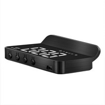 M1 HUD GPS 자동차 Hud 헤드 업 속도계 앞 유리 과속 경보 시스템 프로젝터 전자, 하얀