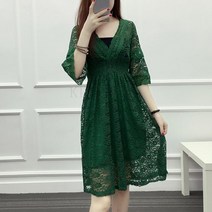 kirahosi 봄 신상품 여성 레이스 원피스 펀칭원피스 유행 235호 Do5ybk