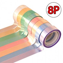 데코테이프 포장테이프 접착테이프 테이프 반투명테이프 진주실크 컬러테이프 DIY