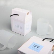 디자인드림 머그컵 선물 상자1p 고급형 화이트 머그박스, 105개