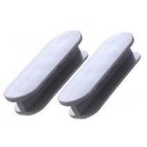 PKFARM 접착식 만능 가구 베란다 창문 문 손잡이 2EA 세트, 화이트 2EA