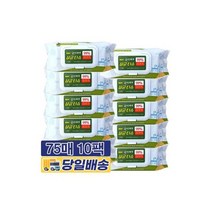 손 소독제 소독용 알코올 기관용 제균 티슈 75매 20팩, 균이제로 소독용에탄올 살균 소독 알콜 티슈 75매 10