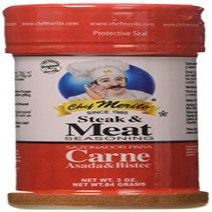 Chef Merito Carne Asada Seasoning 3 Ounce (Pack of 6), 1