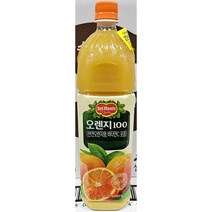 오렌지주스(델몬트 1.5L) 1개 오렌지음료수, 1