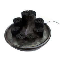[황금뒤주] 참숯 자연가습 공기정화용숯 모음 11종, 오목물수반大가습D스타일
