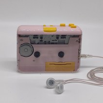 어반아웃피터스 마이마이 워크맨 카세트플레이어 핑크 투명 Walkman