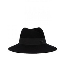 MAISON MICHEL 메종미쉘 블랙 버지니 펠트 페도라 1001001001 BLACK