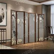 현대식 호텔 병풍 칸막이 고급진 병풍 파티션 인테리어 소품 거실 현대식 병풍, 골드 A-023