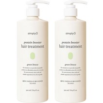 심플리오 비건인증 프로틴부스터 헤어 트리트먼트 그린브리즈, 4개, 500ml