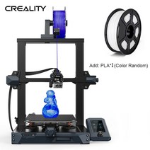 3D 프린터 가정용 교육용 사무용 선물용 소형 미니 creality ender-3 s1 다이렉트 드라이브 듀얼 기어 압출기 듀얼 z축 32비트 사일런트 cr 터치 자동 베드, 끝-3 s1 n 1kg pla