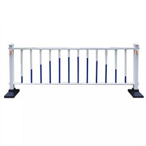 중앙분리대 가드레일 아연도금 기둥 도로안전 난간, 흰색 기둥 높이 120cm 높이 87cm