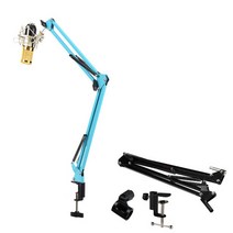 테이블 고정형 관절 마이크 스탠드 탁상스탠드 마이크고정, 화이트