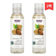 NOW Foods Solutions 스위트 아몬드 오일 118ml(4fl oz), 2개