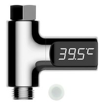 샤워기온도계 LED 스마트 샤워 헤드 led 디지털 디스플레이 주방 8-85℃ 전기 게이지 베이비 케어 abs pc 욕실 액세서리, 1세대