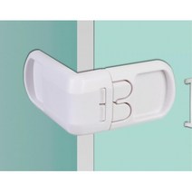 서랍 잠금장치 어린이 열기방지 보호장치 걸쇠 서랍장, 1개, 블랙 DC001678