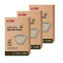 생활을그리다 원두커피 여과지 대 4~7잔용, 6개, 100개입