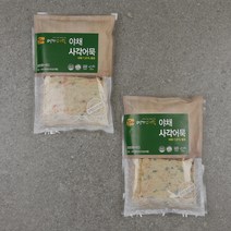 부산영자어묵 생선살 듬뿍 야채사각어묵 300g x 2봉