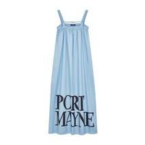 PORT MAYN BIG PRINT RESORT DRESS - SKY BLUE YE