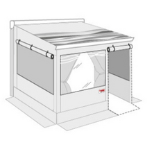 FIAMMA 어닝룸 300 피아마 프라이버시룸 라이트 300(f45) 캠핑카 어닝룸 카라반 어닝룸 어닝텐트, Medium（225~250cm）