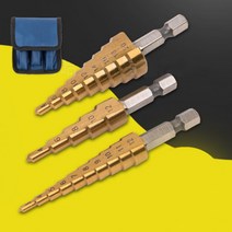 드릴비트 3종세트 티타늄도금 철판 알루미늄판 플라스틱 동판