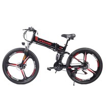 전기자전거 전동자전거 접이식자전거 전기 자전거 350W/500W/1000w 48V 접이식 리튬 배터리 보조 산악 오프, 02 10AH_02 500w_02 12.8AH