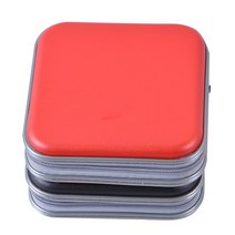휴대용 40pcs 용량 디스크 CD DVD 지갑 스토리지 주최자 케이스 홀더 홀더 앨범 상자 케이스 운반 인박카046, CHINA_Red