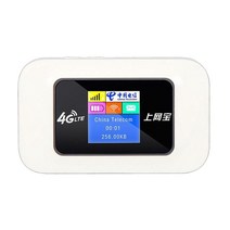 와이파이라우터 블루투스오디오 와이파이확장기K5 4G 무선 라우터 컬러 스크린 디스플레이 와이파이에 SI, 01 white