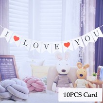 LED 영숫자 네온 램프 장식 배터리 생일 파티 크리스마스 제안 음성 소품 웨딩, 39 I LOVE YOU flag