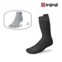 인진지 뉴 트레일러퍼포먼스 세트 (트레일러+라이너세트) 발가락양말 스포츠양말, 그레이, S
