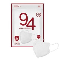 위가드 KF94 새부리형 대형 마스크 100매 모음, 화이트