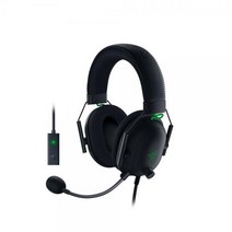 RAZER 헤드셋 Blackshark V2 USB사운드카드 포함, 748975