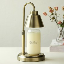 캔들백화점 불면증 심신안정에 좋은 에센셜 아로마 라벤더 캔들+높이 불빛조절 초초워머세트, 신초초 골드빈티지워머+리얼라벤더 570g 세트