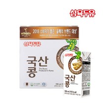 무첨가 국산콩두유 190ml 32팩, 삼육두유 국산콩 두유 32팩 190m